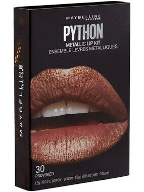 NEW MAYBELLINE - Lip Studio Python Metallic Lip Makeup Kit Provoked